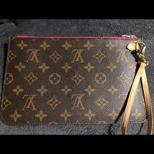 Neverfull zippered clutch